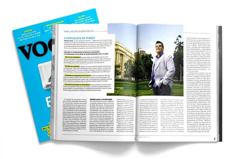 Revista Você S/A - matéria Gustavo Couto